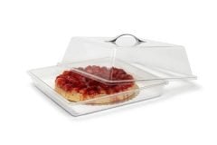 Kare Pasta kek Kabı Takım Metal Kulplu PC 330x330x135H/mm