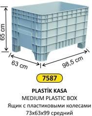 PLASTİK KASA ORTA BOY 65x63x99 CM