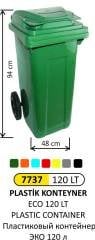 120 LİTRE PLASTİK KONTEYNER EKO