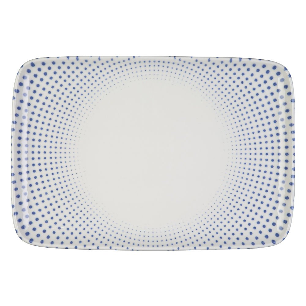 Harmony Blue Quadro Dikdörtgen Tabak 37 cm (33 * 23)