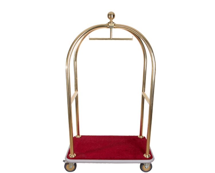 ASKILI VALİZ ARABASI PİRİNÇ 65x105 H:193 CM