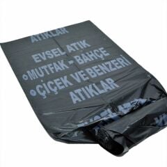 Evsel Atık Çöp Poşeti 80x110 cm Jumbo 100 Adet 6 Kg - Kafem