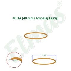 Elmas Ambalaj Lastiği 40 mm 1000 Gram