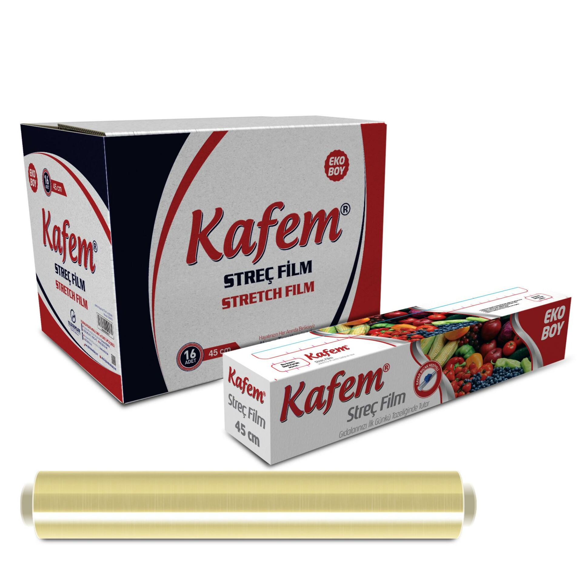 Kafem Eko Streç Film 45cm x 140m 9 Mic x 16 Paket (Koli)