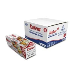 Kafem Heavy Duty Aluminyum Folyo 30cm x 150m 18mic x 6 Paket (Koli)