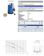 SUMAK SDF300 Plastik Gövdeli Dalgıç Pompa (Monofaze) (0,33 Hp)