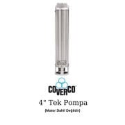 COVERCO 15/28  Tek Dalgıç Pompa, 4'' Derin Kuyu, Sondaj Pompası  10 HP , 165 Mss , 24 m3/h