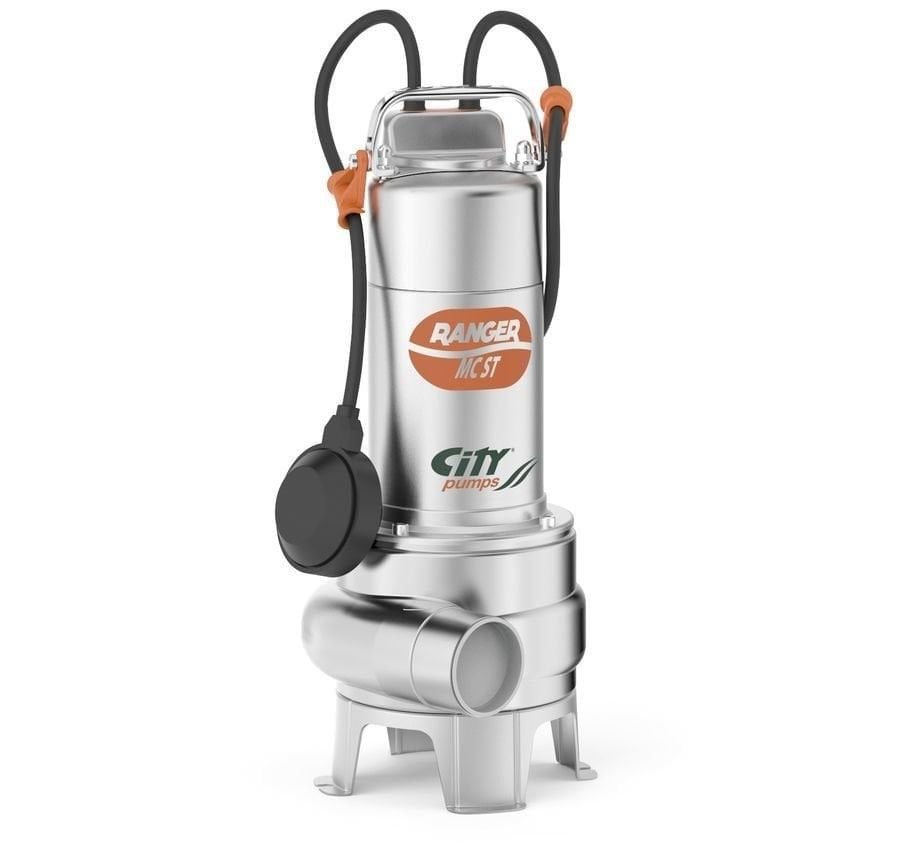 City Pumps RANGER 15/50 ST Paslanmaz Gövdeli Foseptik Dalgıç Pompa (Monofaze) (1.5 Hp)