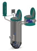 FLYGT PPS-3 PPS Islak Pompalı Foseptik Terfi İstasyonu,Kanalizasyon Tahliye Sistemi