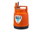 TSURUMİ FAMILY-12 Serisi Manuel Kalıntı Suyu Drenaj Dalgıç Pompası (1 mm Emiş Seviyesi) 100 W - Monofaze