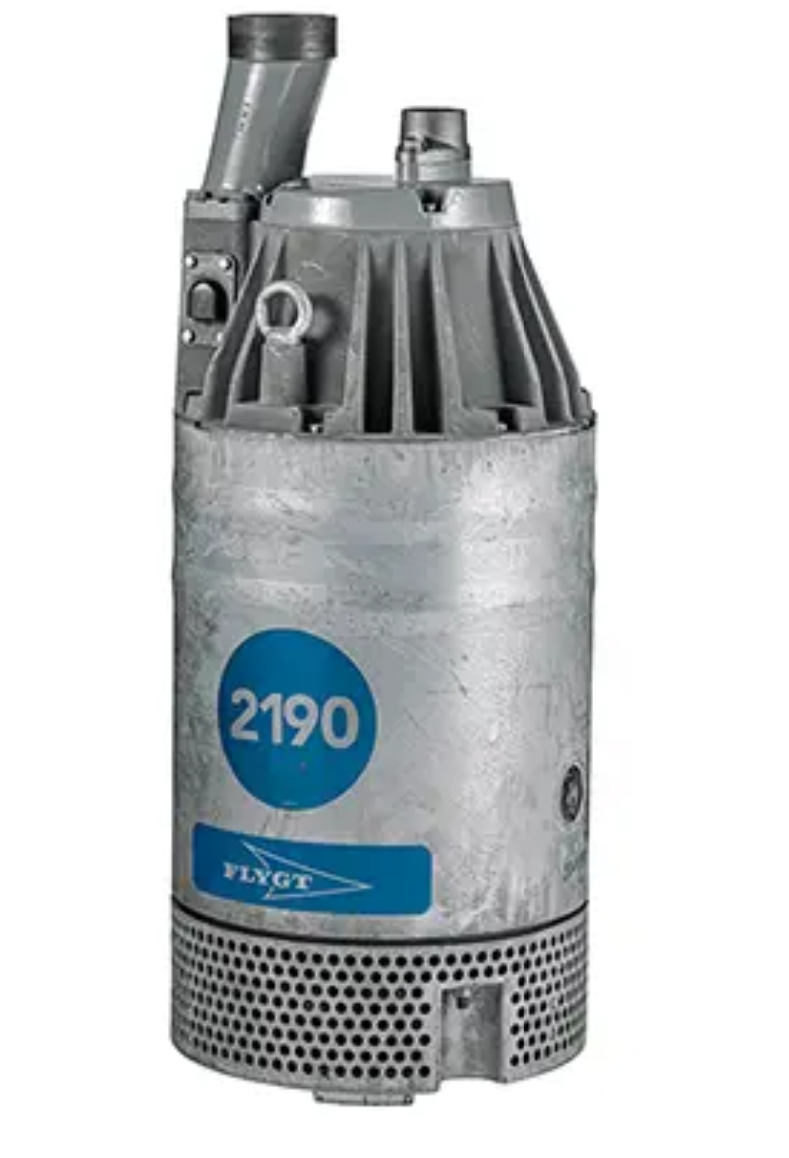 FLYGT BS 2190.010 HT (259) Aluminyum Gövde Soğutmalı Aşındırıcı ve Korozif Sıvı Dalgıç Pompa, Endüstriyel Drenaj ve Transfer Pompası
