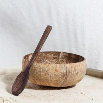 Natural Coconut Bowl & Kaşık