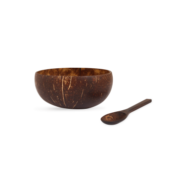 Original Coconut Bowl & Kaşık & Çatal