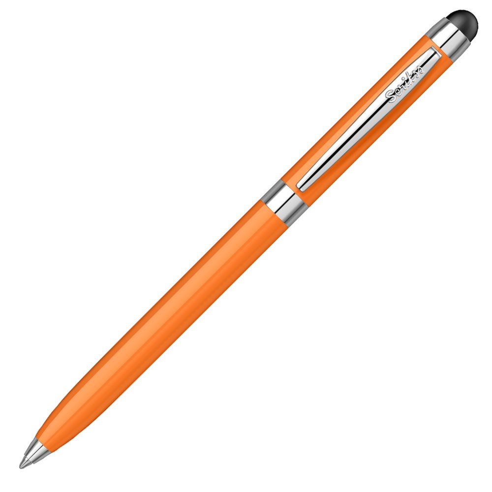 Scrikss Touch Pen Mini Tükenmez Kalem - Turuncu