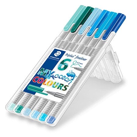 Staedtler Triplus Fineliner My Ocean Colours 6'lı Set