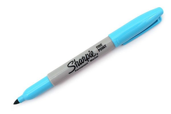 Sharpie Fine Point Permanent Markör Turkuaz Mavi