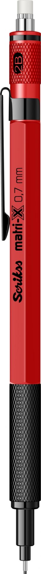 Scrikss Matri-x 0.7 Mekanik Uçlu Kalem - Kırmızı