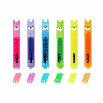 Legami 6'lı Mini Highlighters Teddy's Mood