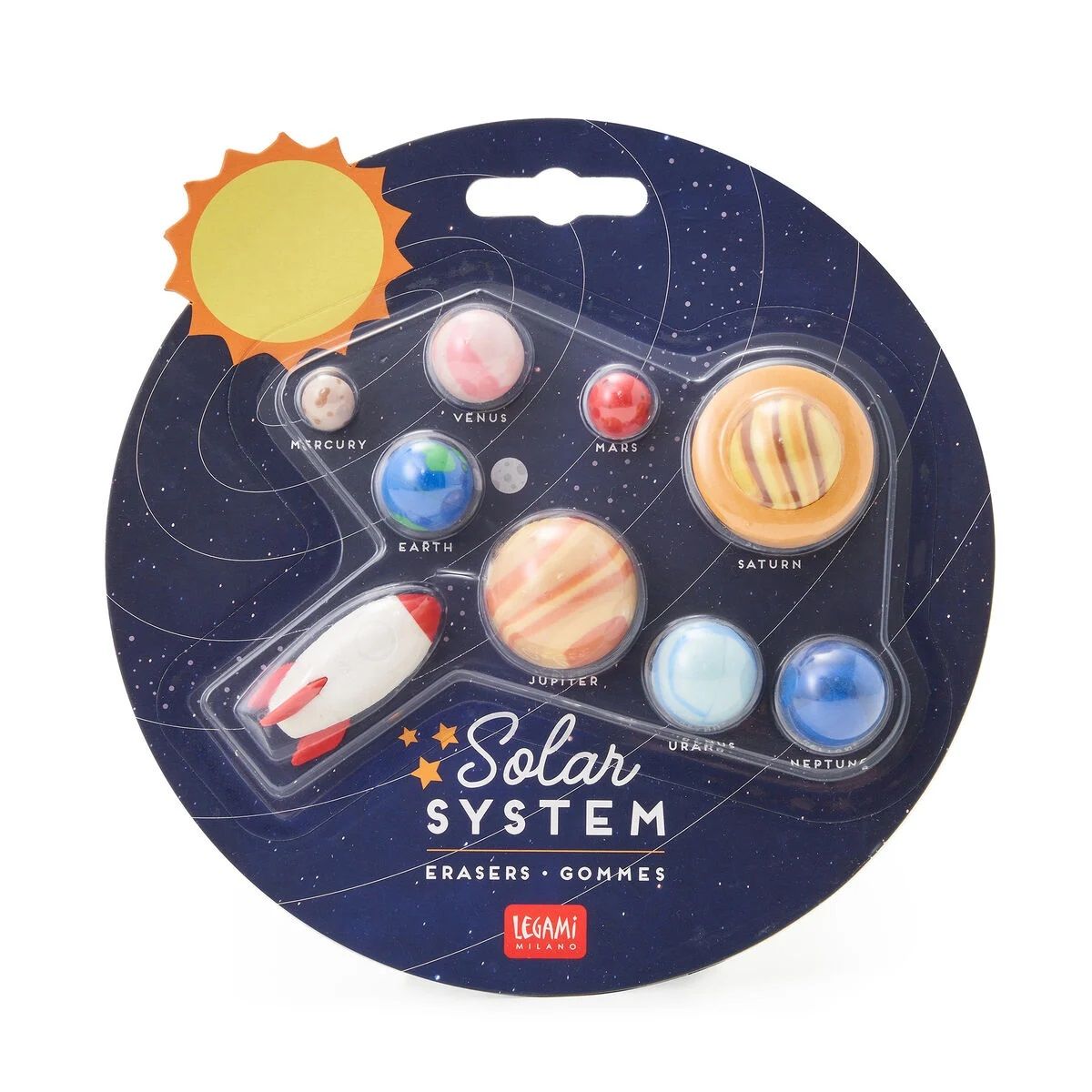 Legami Silgi 9'lu Set Solar System