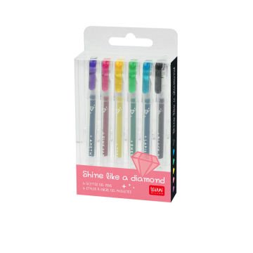 Legami Simli Mini Jel Kalem 6'lı