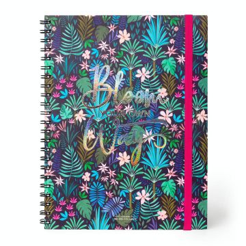 Legami 3 ü 1 arada A4 Spiralli Defter Flora