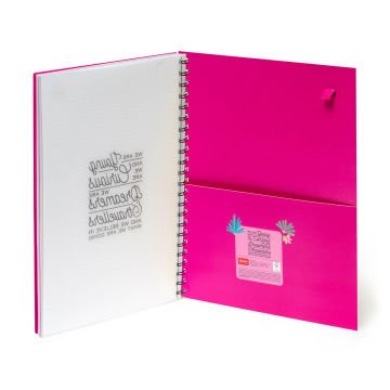 Legami 3 ü 1 arada A4 Spiralli Defter Flora