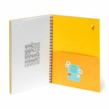 Legami 3ü 1 Arada Spiralli A4 Defter Daisy