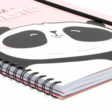 Legami 3 ü 1 Arada Spiralli A4 Defter Panda