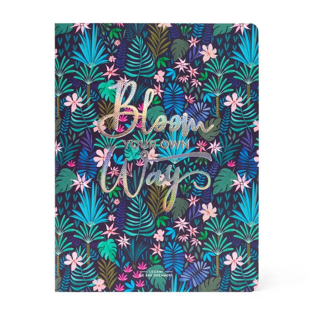 Legami Flower B5 Çizgili Defter