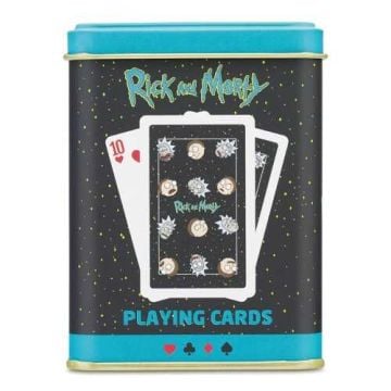 Rick and Morty İskambil Kağıdı Metal Kutulu