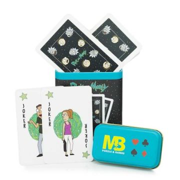 Rick and Morty İskambil Kağıdı Metal Kutulu