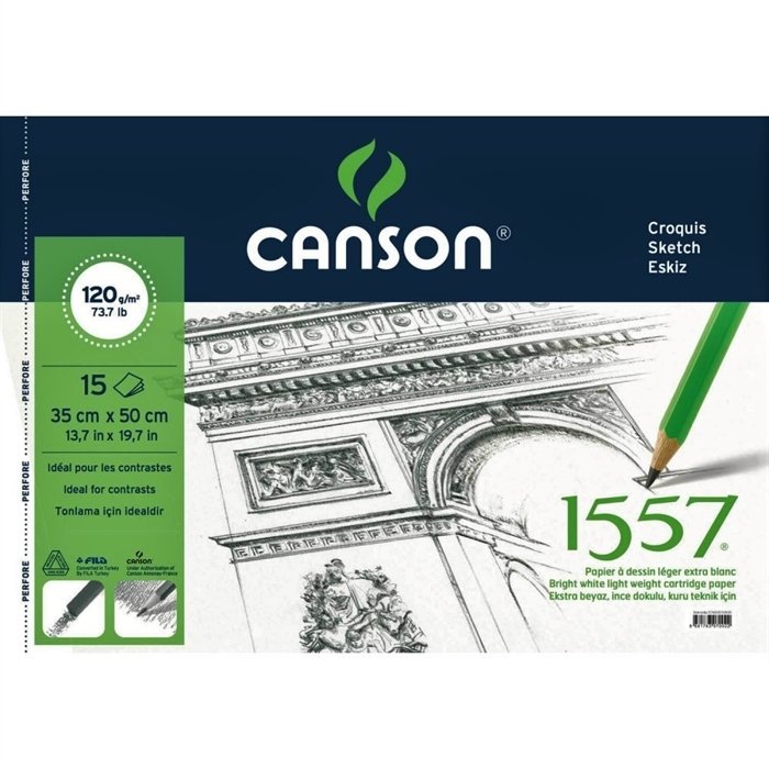 Canson 35*50 cm Resim ve Çizim Defteri 120 Gr