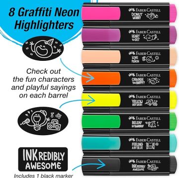 Faber Castell Graffiti 8'li Textliner