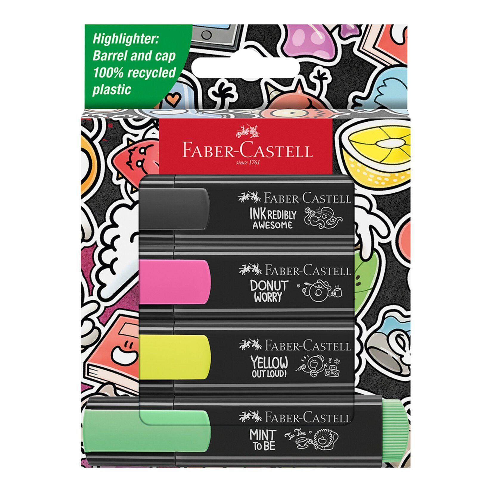 Faber Castell 4'lü Graffiti Textliner