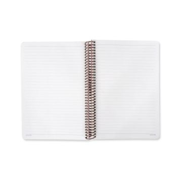 Keskin Color Çizgili Sert Kapak Spiralli Wallart Defter - Don't Be Afraid To Be Great
