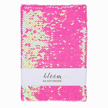 Pyrus A5 Pullu Çizgili Defter Turkuaz Pembe