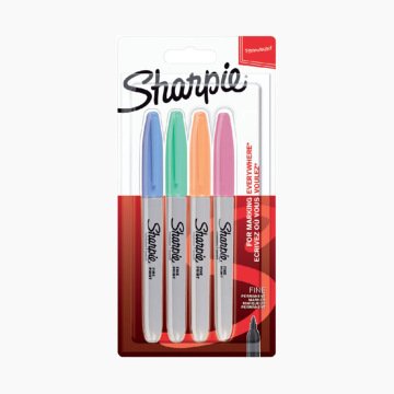 Sharpie Permanent Kalem 4'lü Set Pastel Renk
