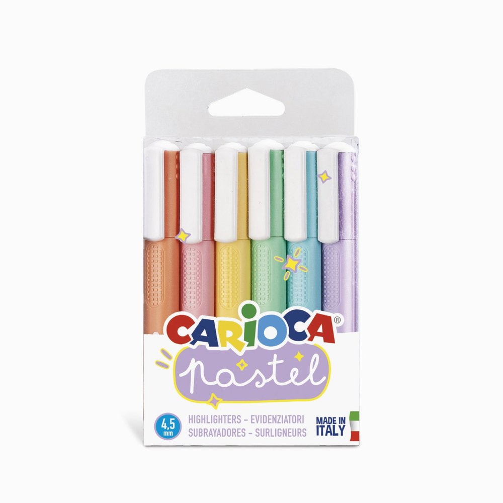 Carioca Pastel İşaretleme Kalemi 6'lı