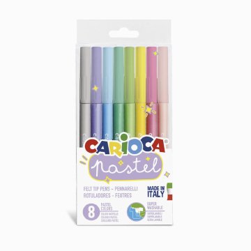 Carioca Pastel Keçeli Kalem 8'li