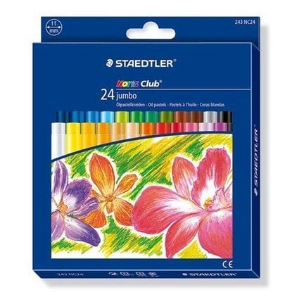 Staedtler Noris Club Jumbo Pastel Boya 24'lü