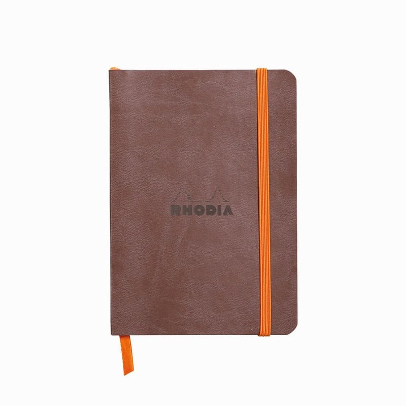 Rhodia Softcover Deri Kapak A6 Dot (Noktalı) Defter Chocolate