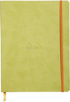 Rhodia Softcover Deri Kapak A6 Dot (Noktalı) Defter Anise Green