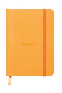 Rhodia Softcover Deri Kapak A6 Dot (Noktalı) Defter Orange