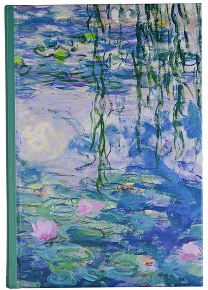 Deffter Art Of World/ Waterlilies (Monet) Çizgili Defter