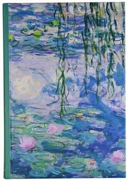 Deffter Art Of World/ Waterlilies (Monet) Çizgili Defter