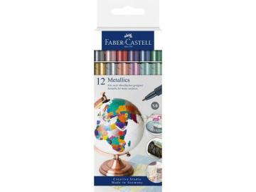 Faber Castell Metalik Markör Kalem 12'li