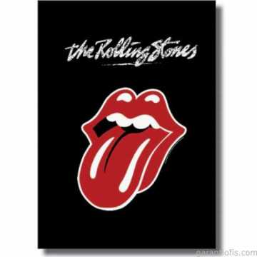 Deffter Rolling Stones Çizgili Defter