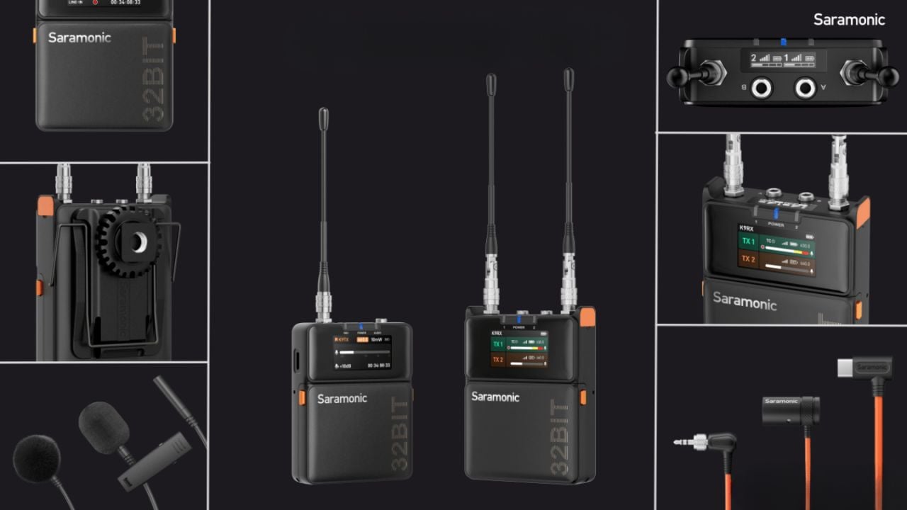 SARAMONIC K9 DIGITAL DUO UHF KABLOSUZ MİKROFON