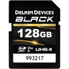 DELKIN BLACK 128GB SD UHS-II  U3 V90