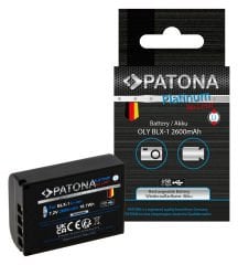 PATONA 1372 Platinum Battery with USB-C Input OM SYSTEM OM-1 / OM-1 MARK 2